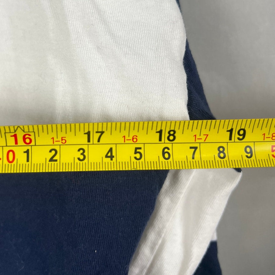 Madewell Blue & White Striped Flare Sleeved Top Size S