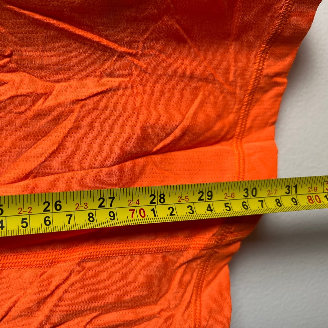 Lululemon Orange Metal Vent Tech Short Sleeve Men M T-Shirt