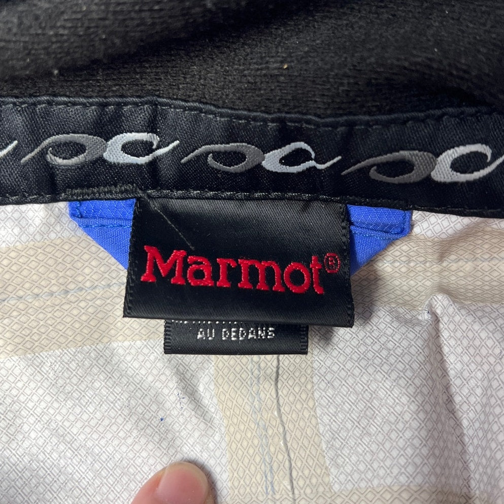 Marmot Jacket Womens XL Blue Hooded Waterproof Ski Snow