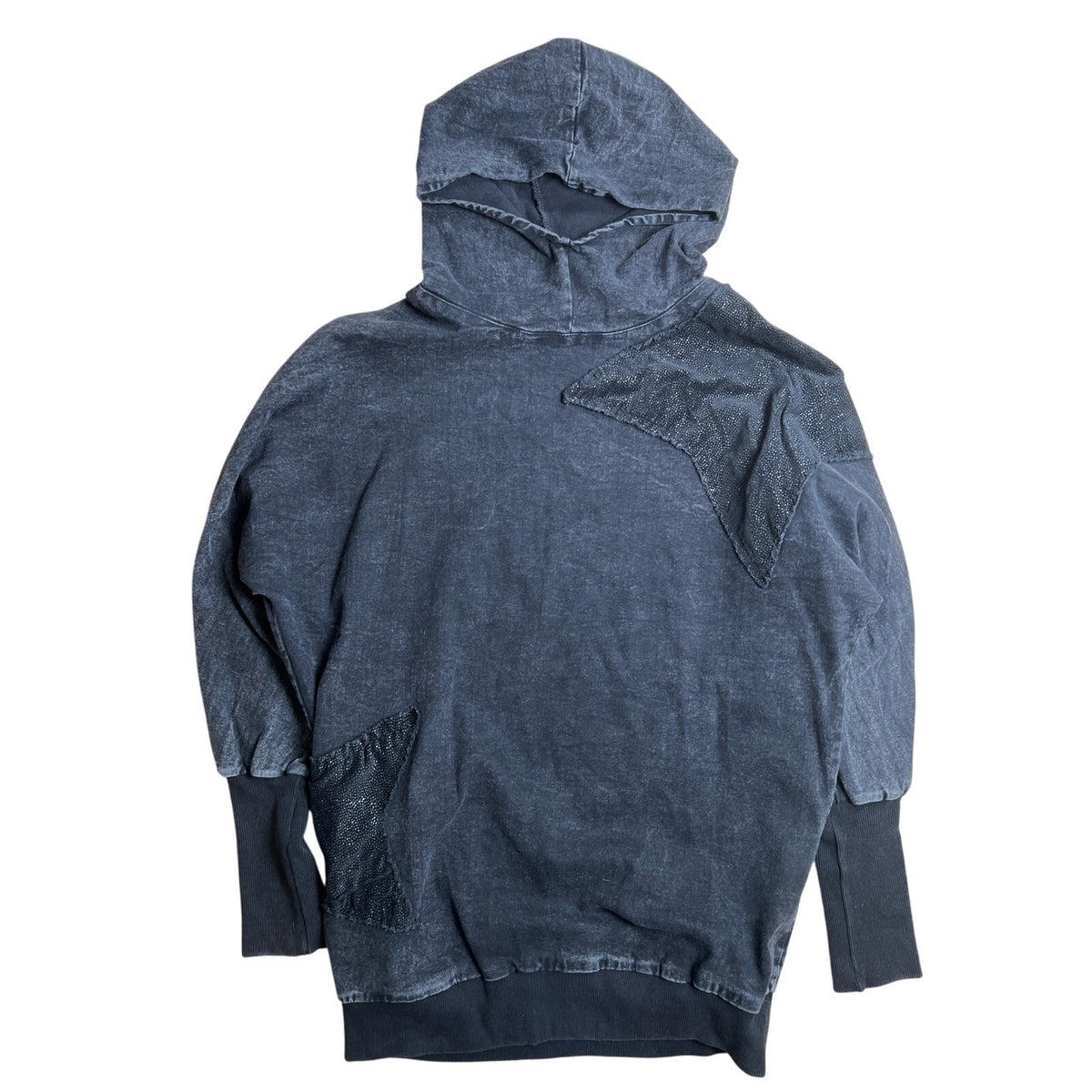 Phillipp Plein Black Patch Stars Men Hoodie Size 2XL