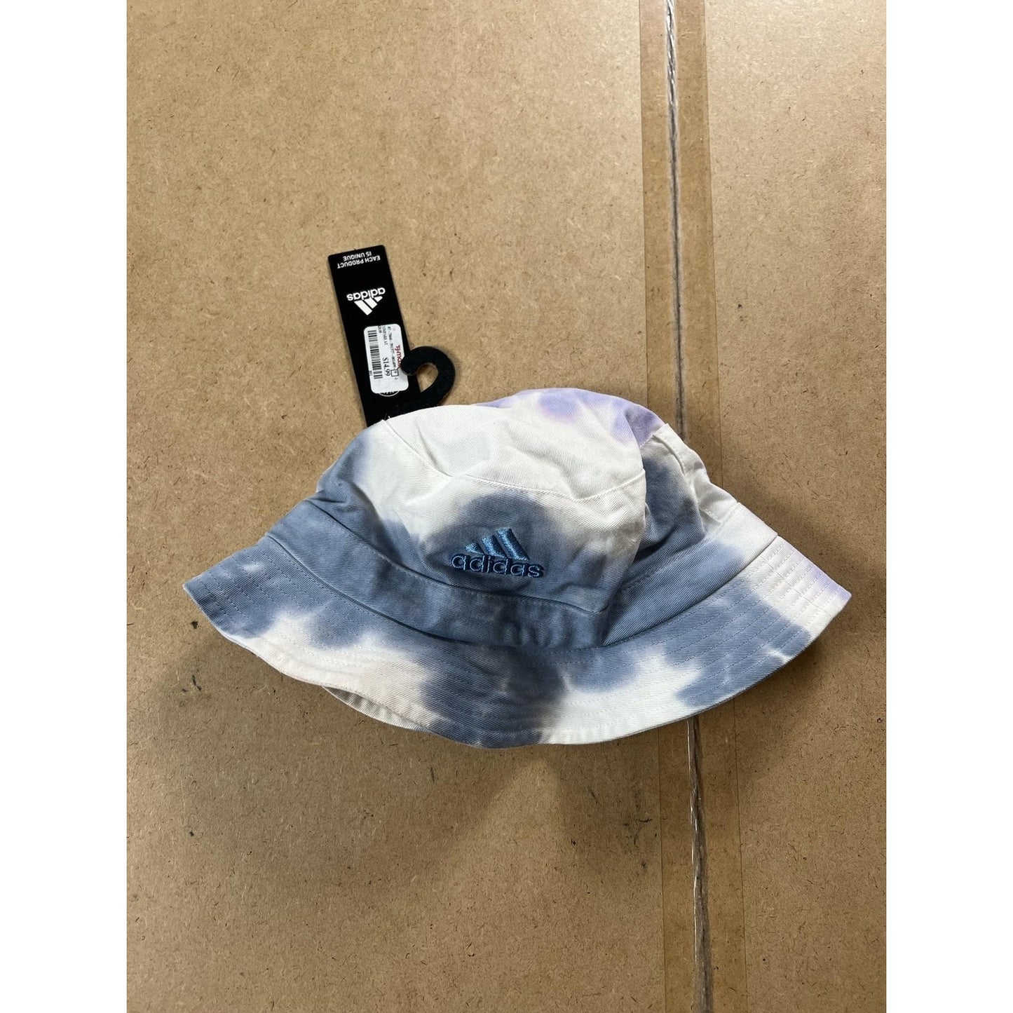 Adidas Hat Bucket Mens One Size Multicolor Cotton Tie Dye Wide Brim Summer