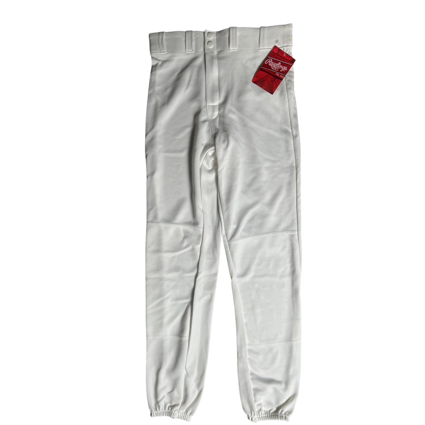 NWT Rawlings White Baseball Pants Men's Small