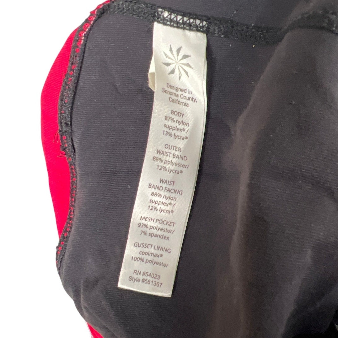 Athleta Size Medium Nylon Red Run Breathable Skort
