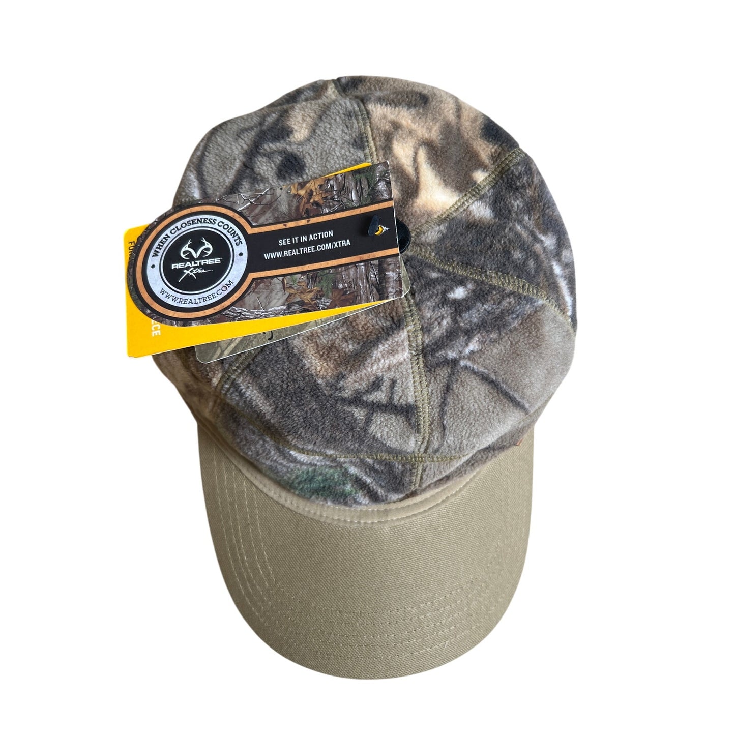 NWT Carhartt Men's Force Griggs Fleece Real tree Visor Baseball Cap One Size