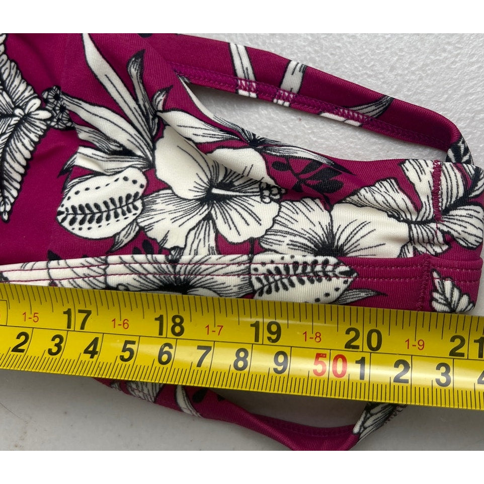 Adore Me Triangle Floral Bikini Top Size Medium