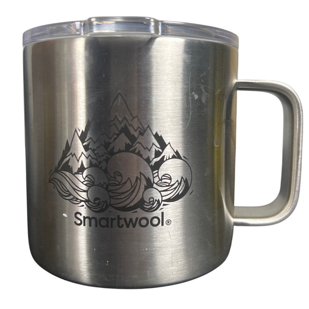 Yeti Smartwool Coffee Mug Rambler Silver W/ Lid