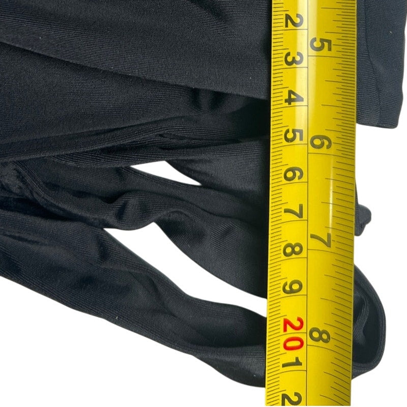 Aerie NWT Medium M Black Bikini Swim Top Bow Tie Front