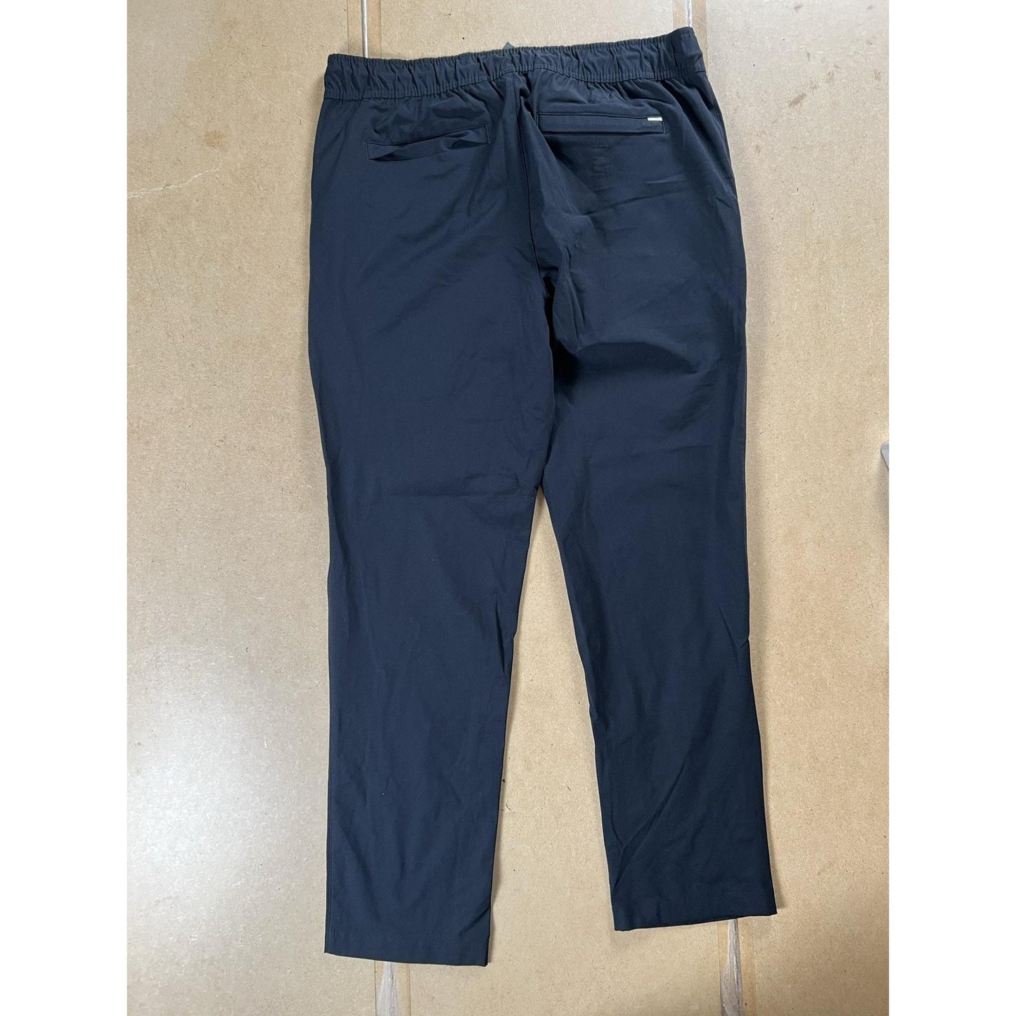 Vuori Pants Unisex XL Black Jogger Microfiber Drawstring Pockets Slim Fit