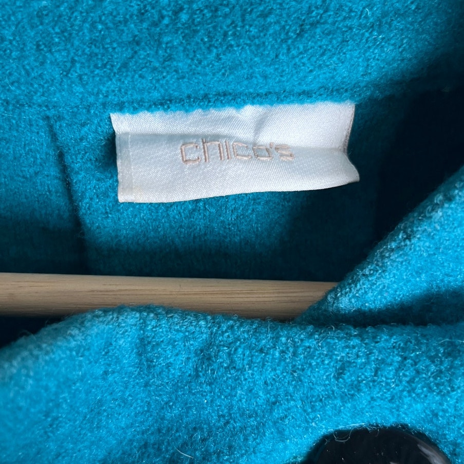 Chico's Women's Wool Classic Touch Ammi Jacket Deep Emerald