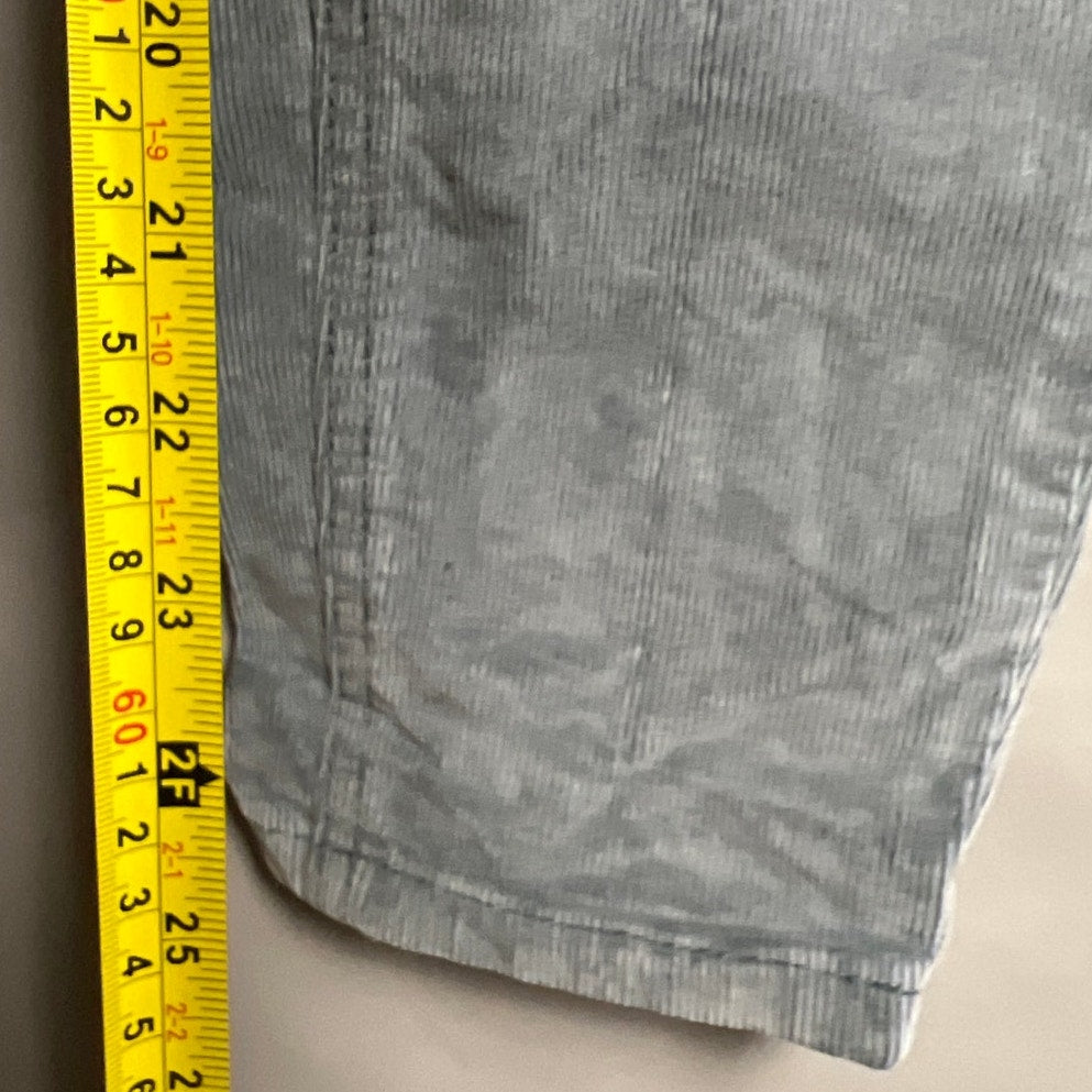 Free People We The Free Size 24 Women Corduroy Skinny Pants Gray
