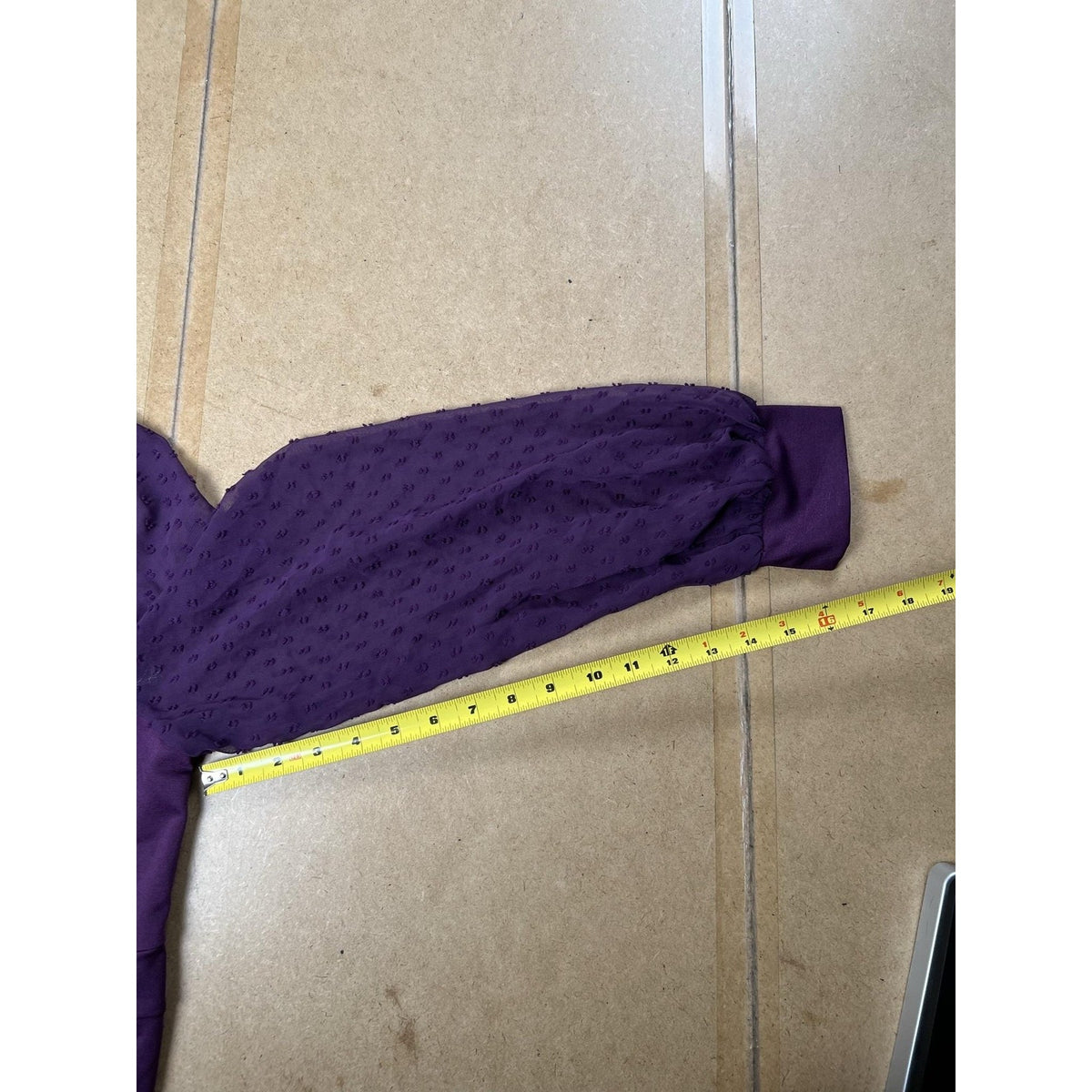 Grace Karin Dress Womens 2XL Purple Pencil Knee Length V-Neck Pleated Stretch