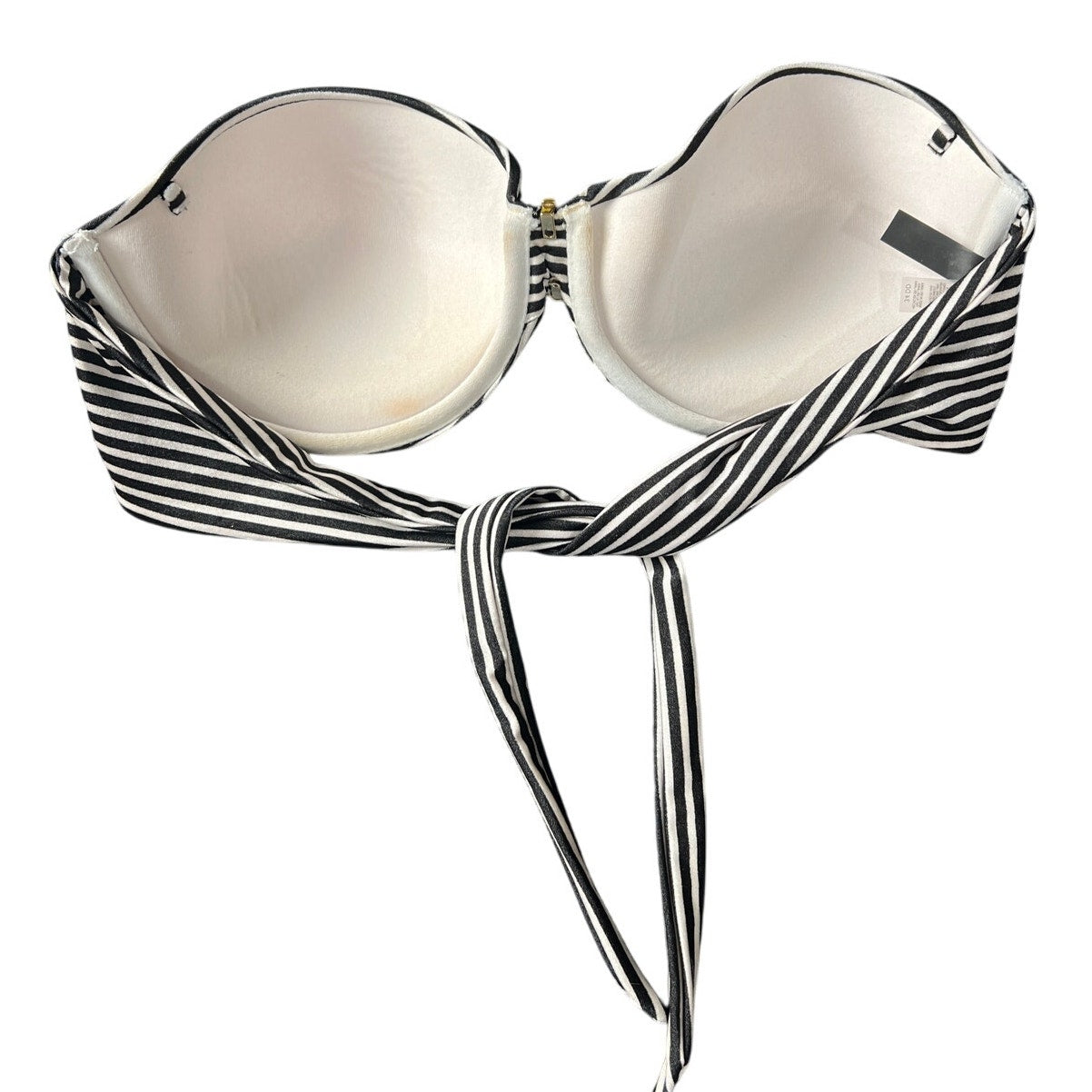 Victoria Secret Size 34DD Striped Bikini Top