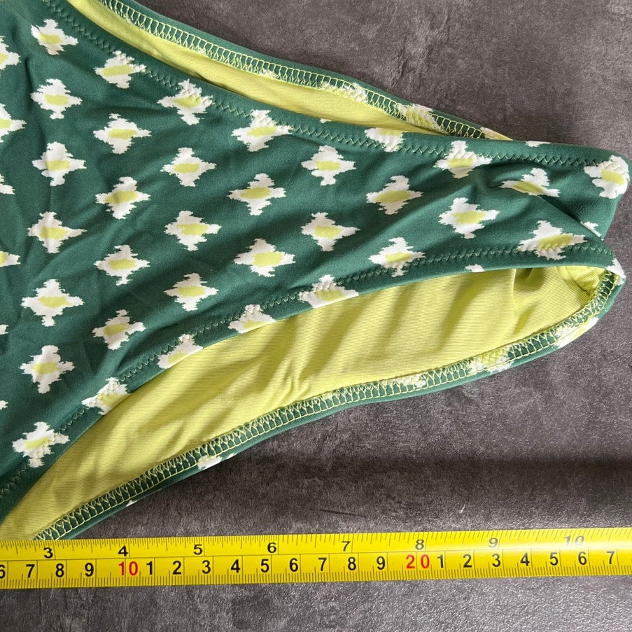 Aerie Polka Dot Bikini Two Piece Green Real Good XS