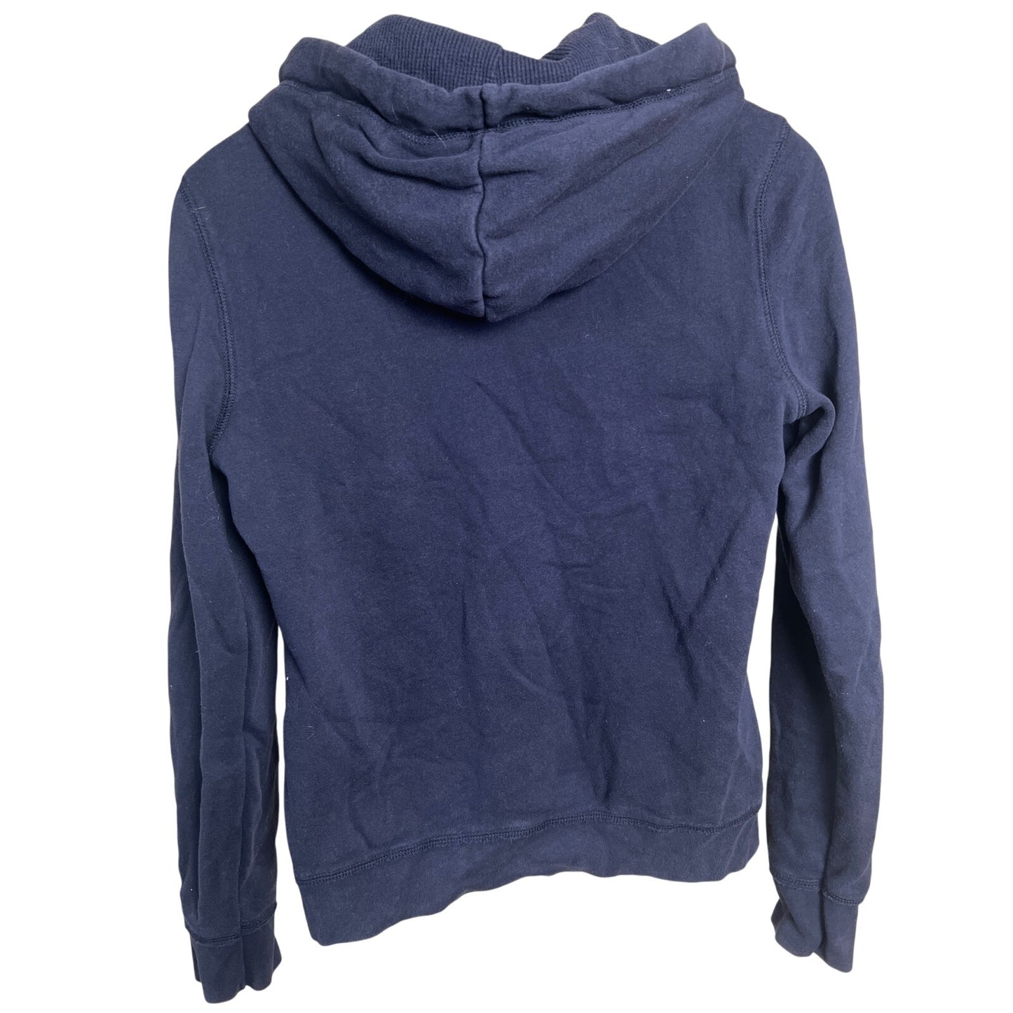 Aeropostale Hoodie Medium College Style Full Zip Navy Blue
