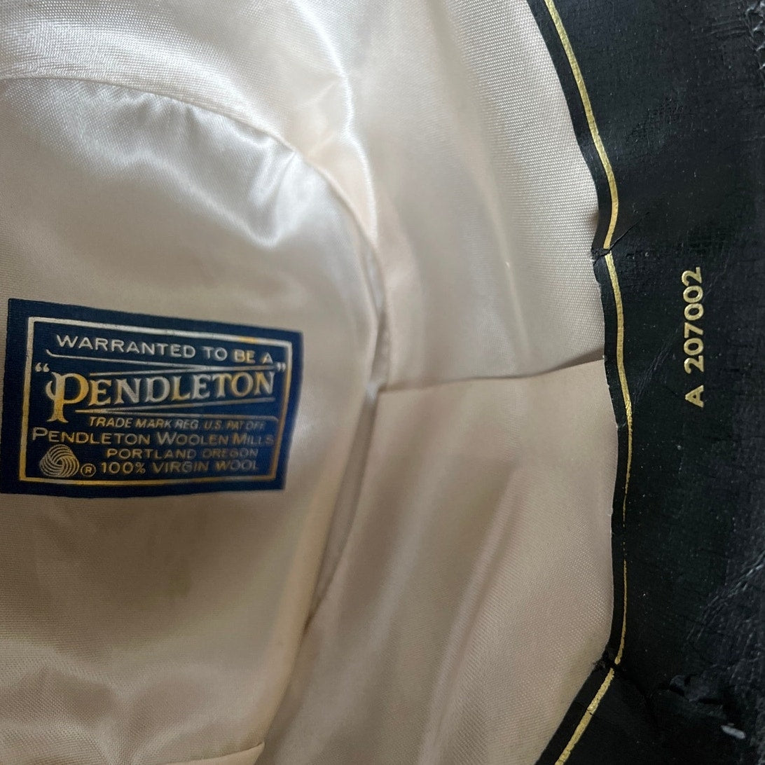 Vintage Pendleton Gray Fedora Wool Hat