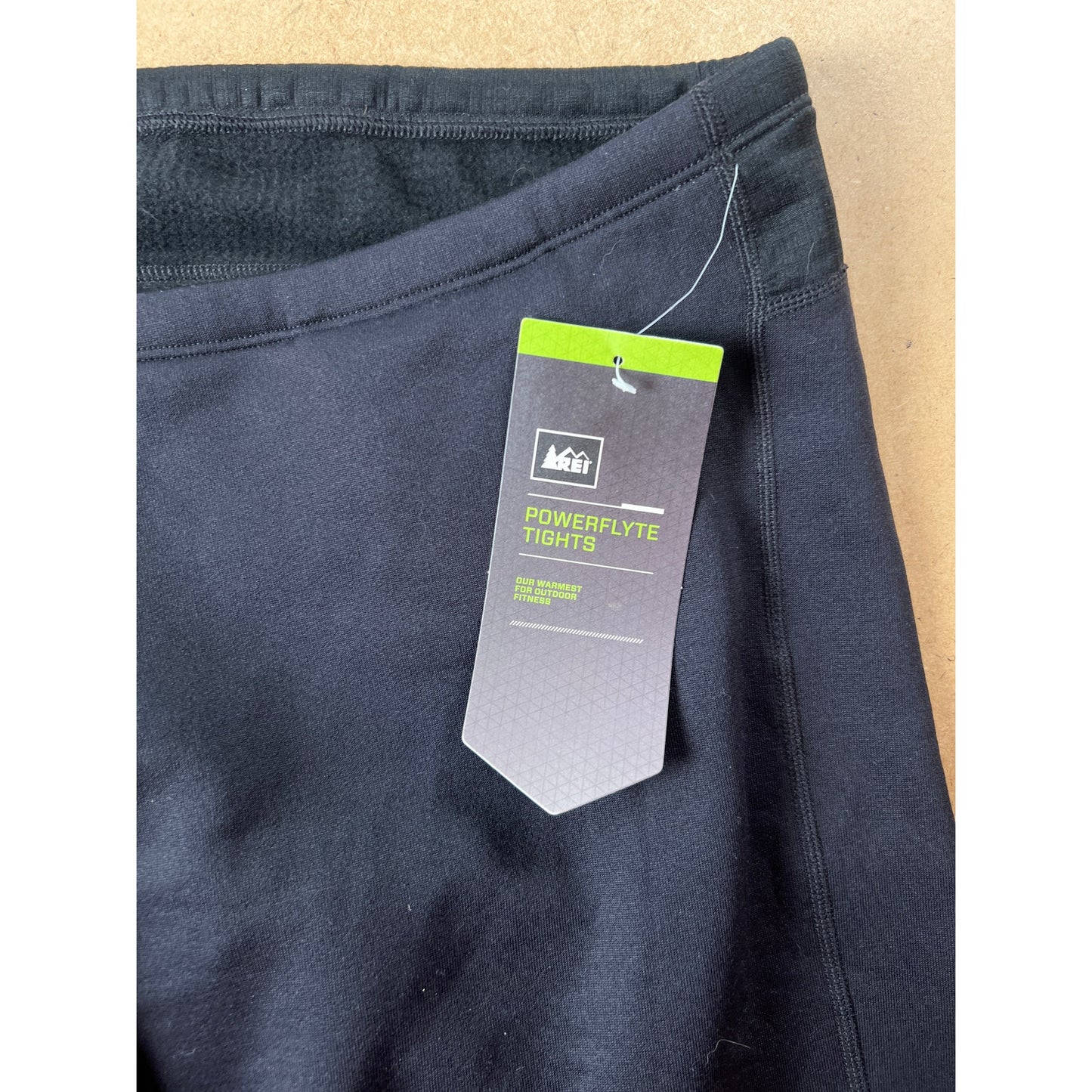 NEW REI Co-op Fleece Pants Flash Hyperstretch Men's XL Black NWT Extra Large