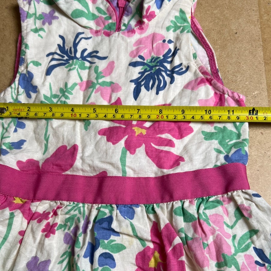 Mini Biden Floral Dress Girl 7-8Y