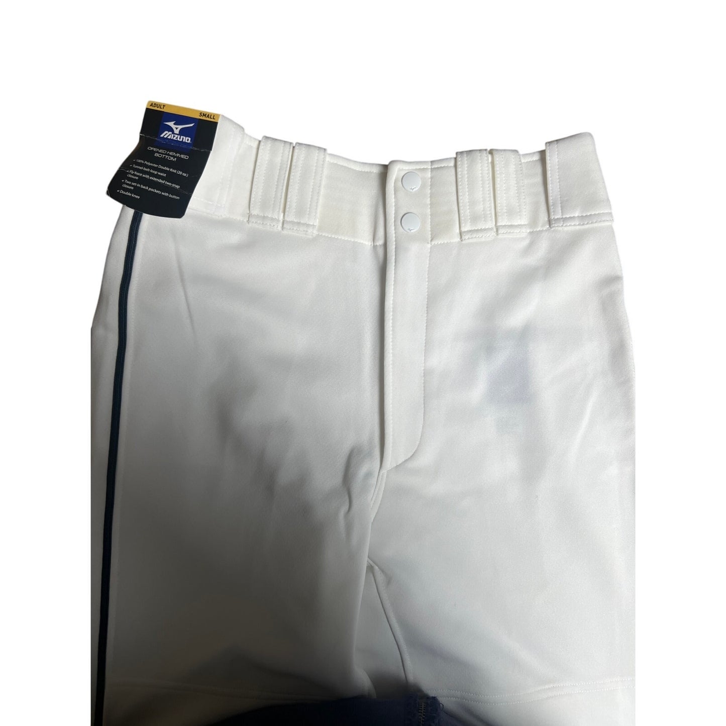 NWT Mizuno Adult BB White Pants S Baseball and Softball Bottoms