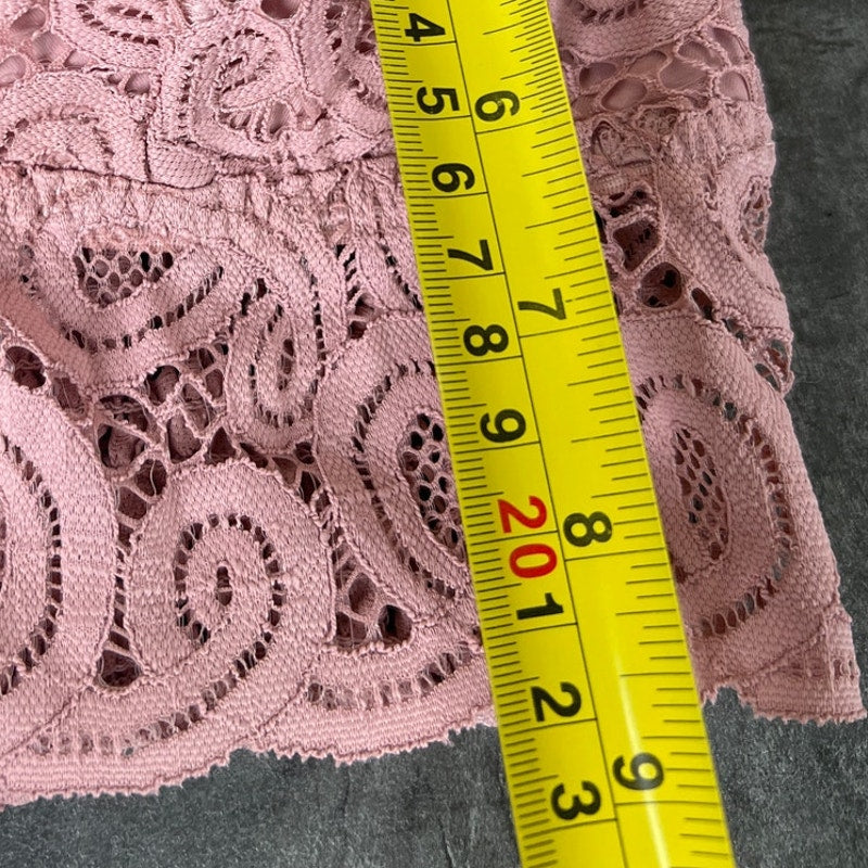 Victorias Secret PINK Lace Bralette Pastel Pink Padded *Dimensions In Picture*