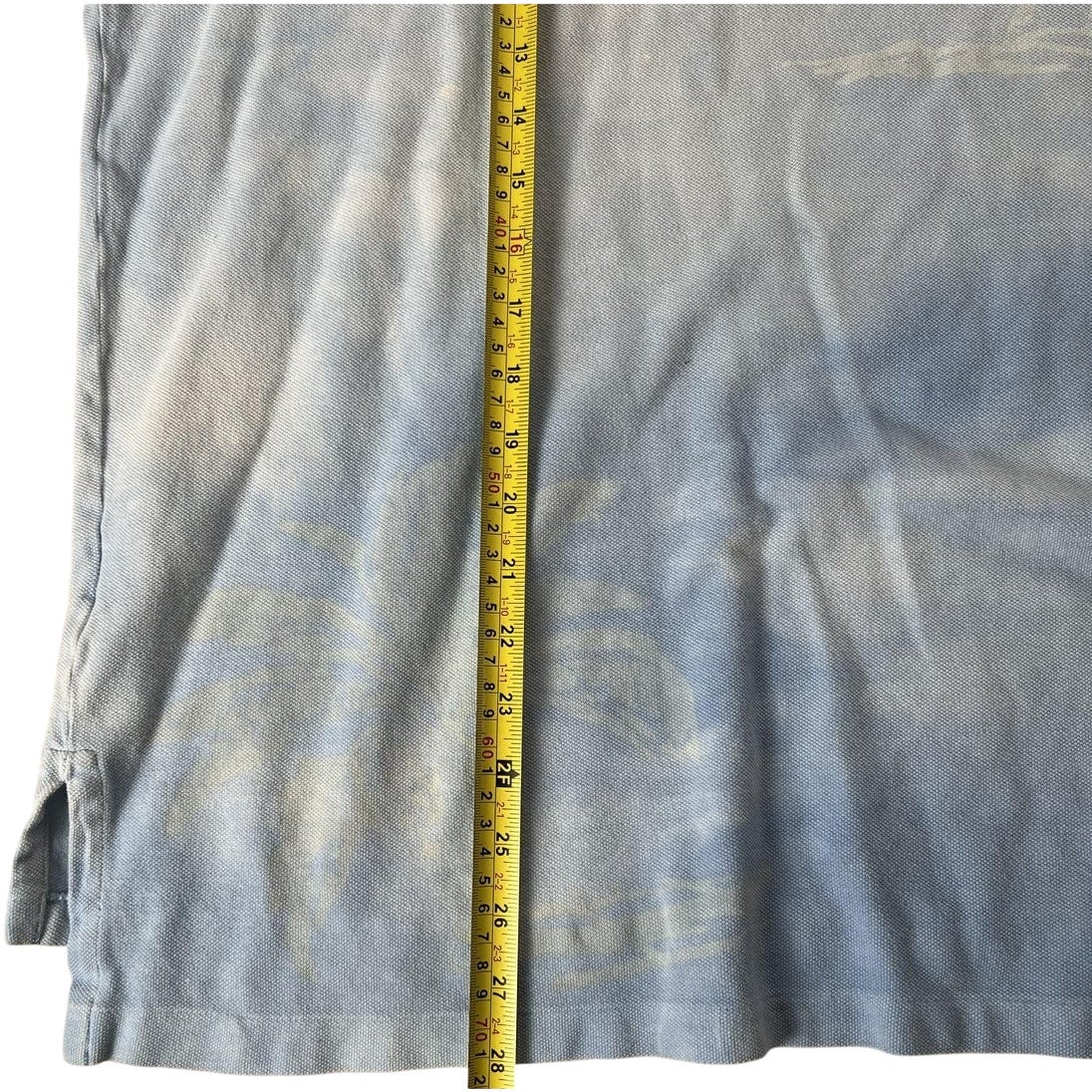 Polo Ralph Lauren Shirt Mens 2XL Light Blue Custom Fit Polo Logo Short Sleeve