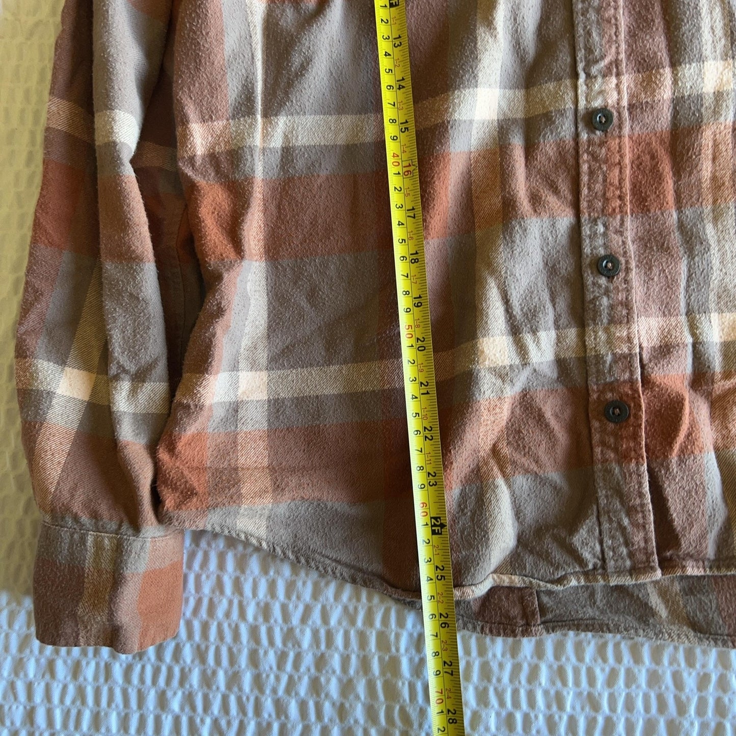 Patagonia Shirt Mens XL Brown Plaid Long Sleeve Flannel Button Up Casual