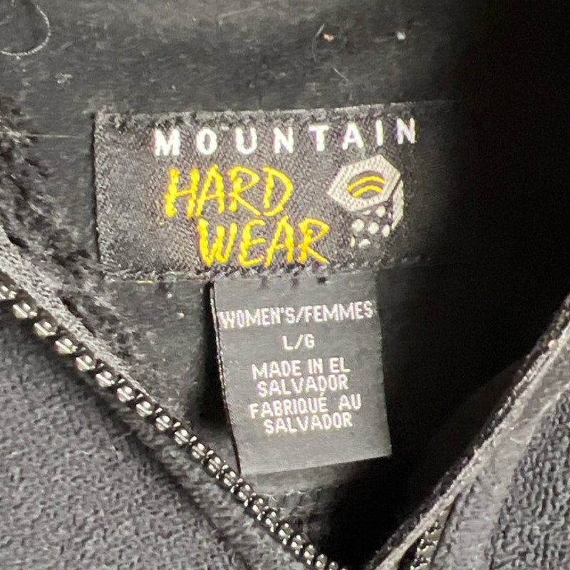 Mountain Hardwear Jacket Womens L Black Fleece Outdoors Casual Camping Hike