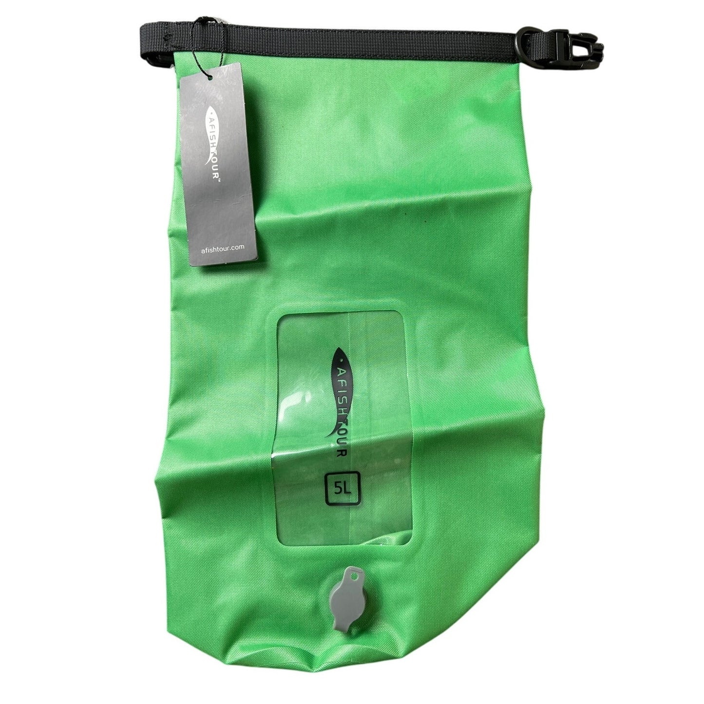 Afish Tour 5L NWT Water Proof Storage Green Bag