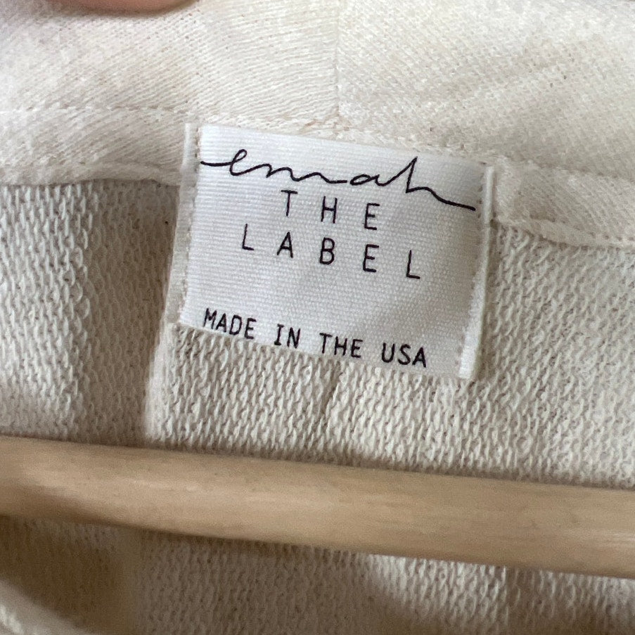 Emah The Label Made In USA Linen Women Top *Dimensions In Picture*