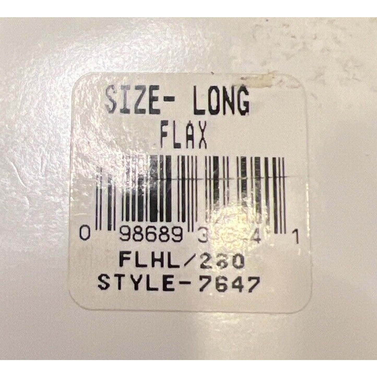 Liz Claiborne Sheer Pantyhose Size LONG Color Flax Style 7647