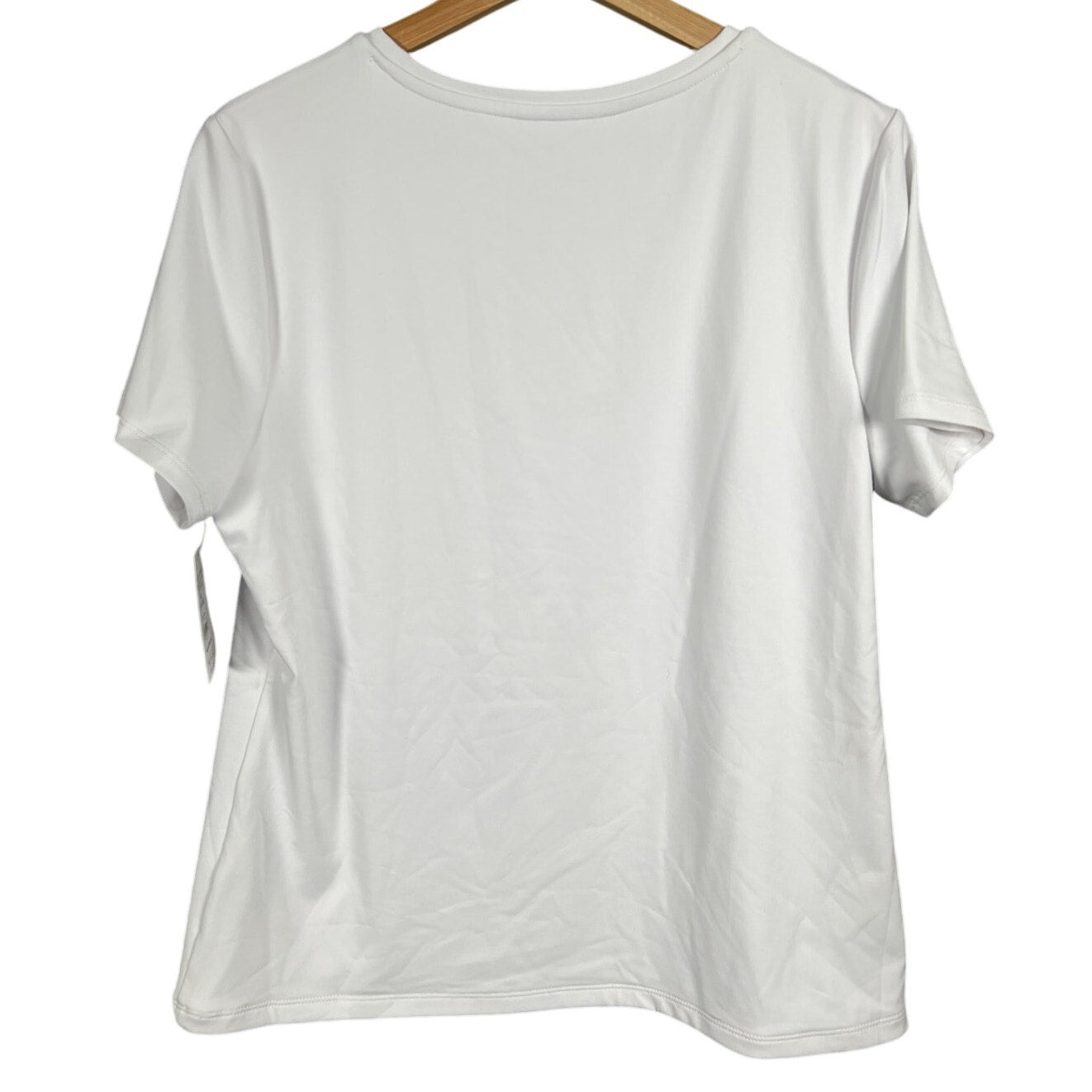 Time & Tru NWT Blank White Essenstial T-shirt Size XL