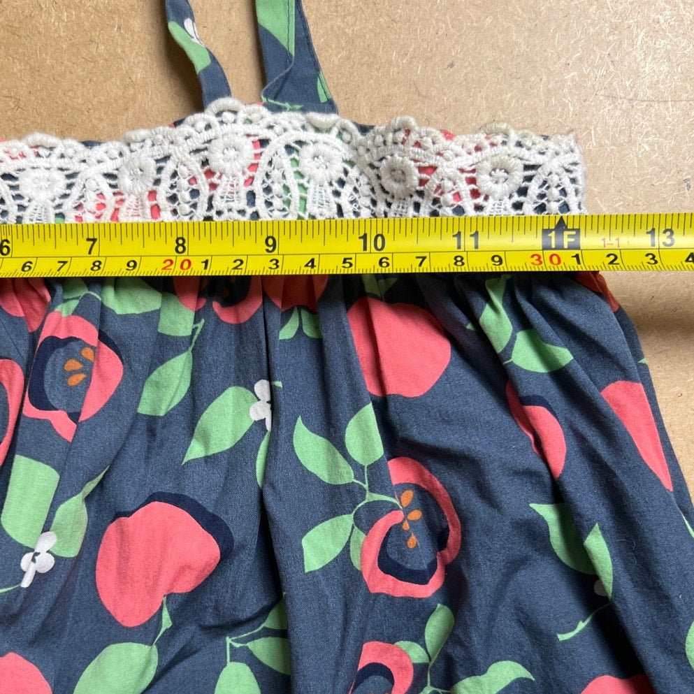 Hanna Andersson Size 140 US 8  Apple Dress Cotton Sun