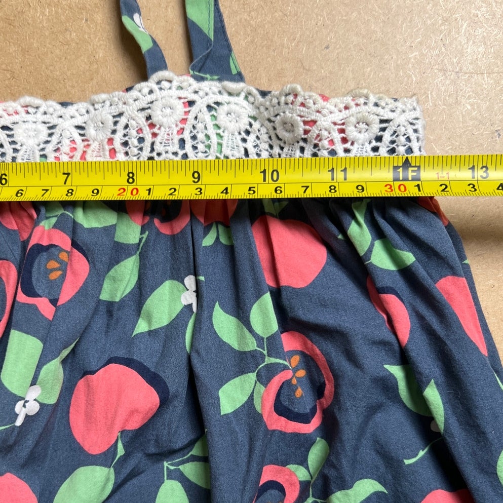 Hanna Andersson Size 140 US 8  Apple Dress Cotton Sun