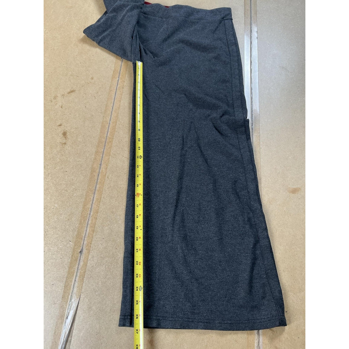 Patrizia Luca Pants Womens L Gray Jersey Sweatpants Elastic Waist Pockets