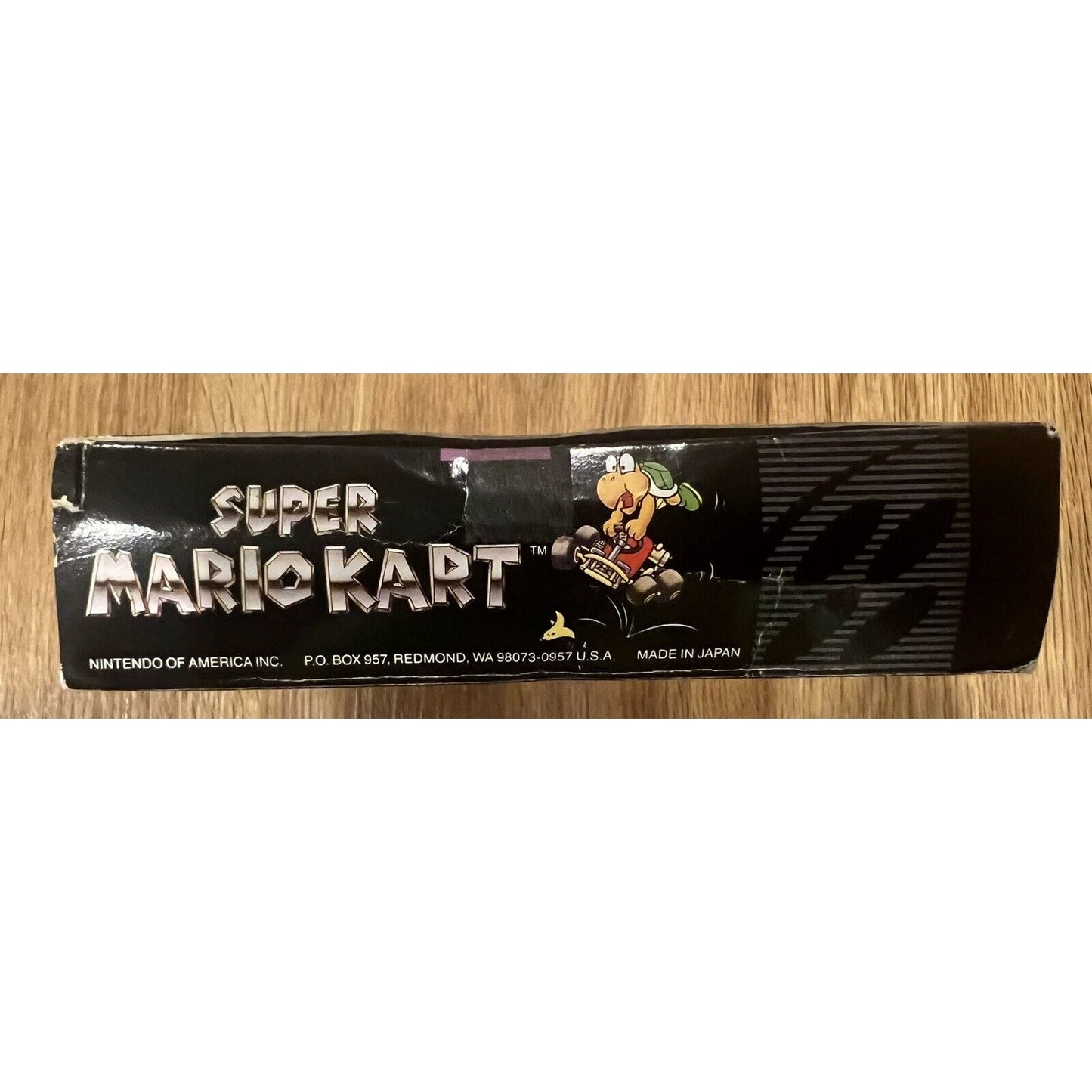 Super Mario Kart (Super Nintendo SNES, 1992) - Box and Manual
