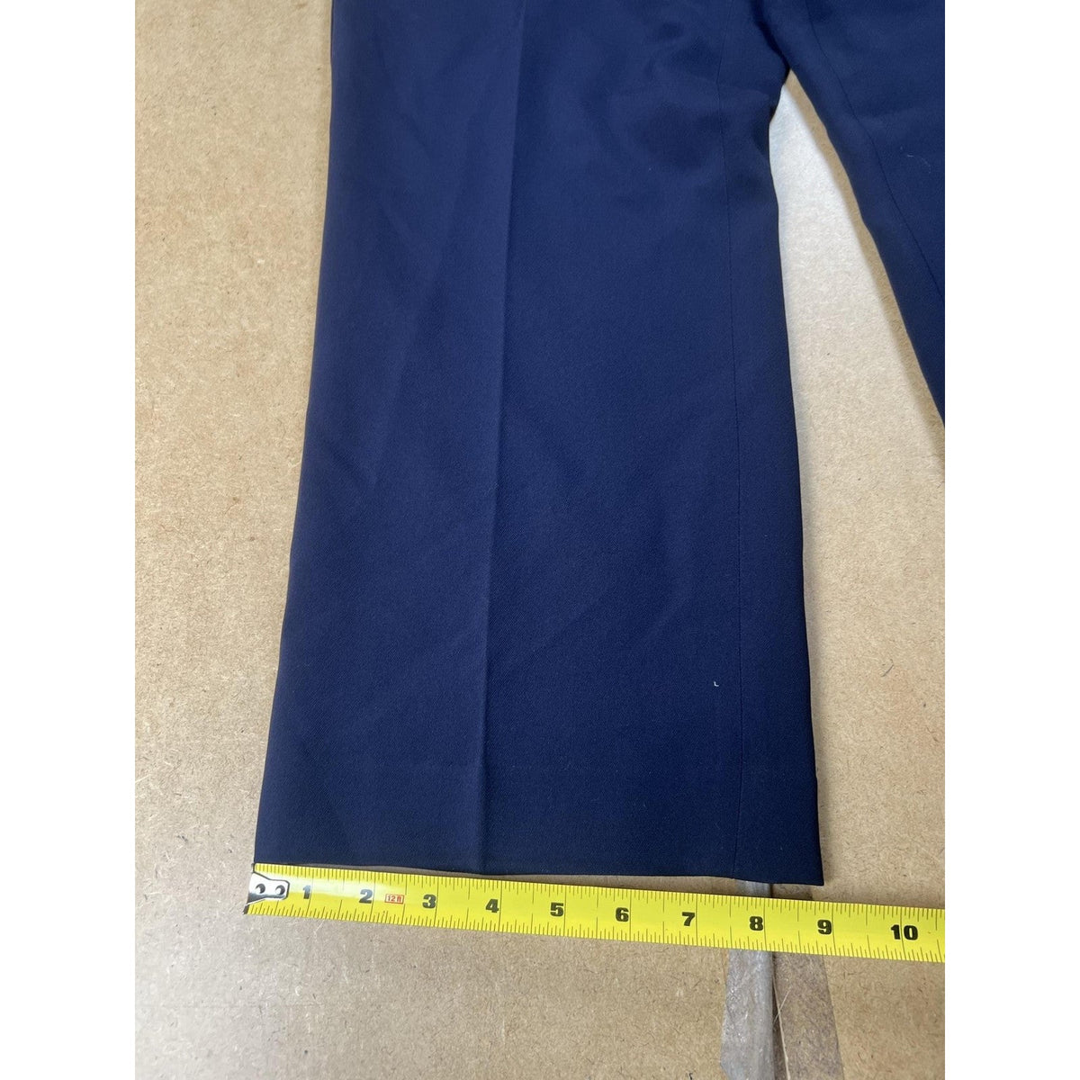 Talbots Pants Womens 16W Blue Crepe Dress Pants Lined Pockets Zip Classic
