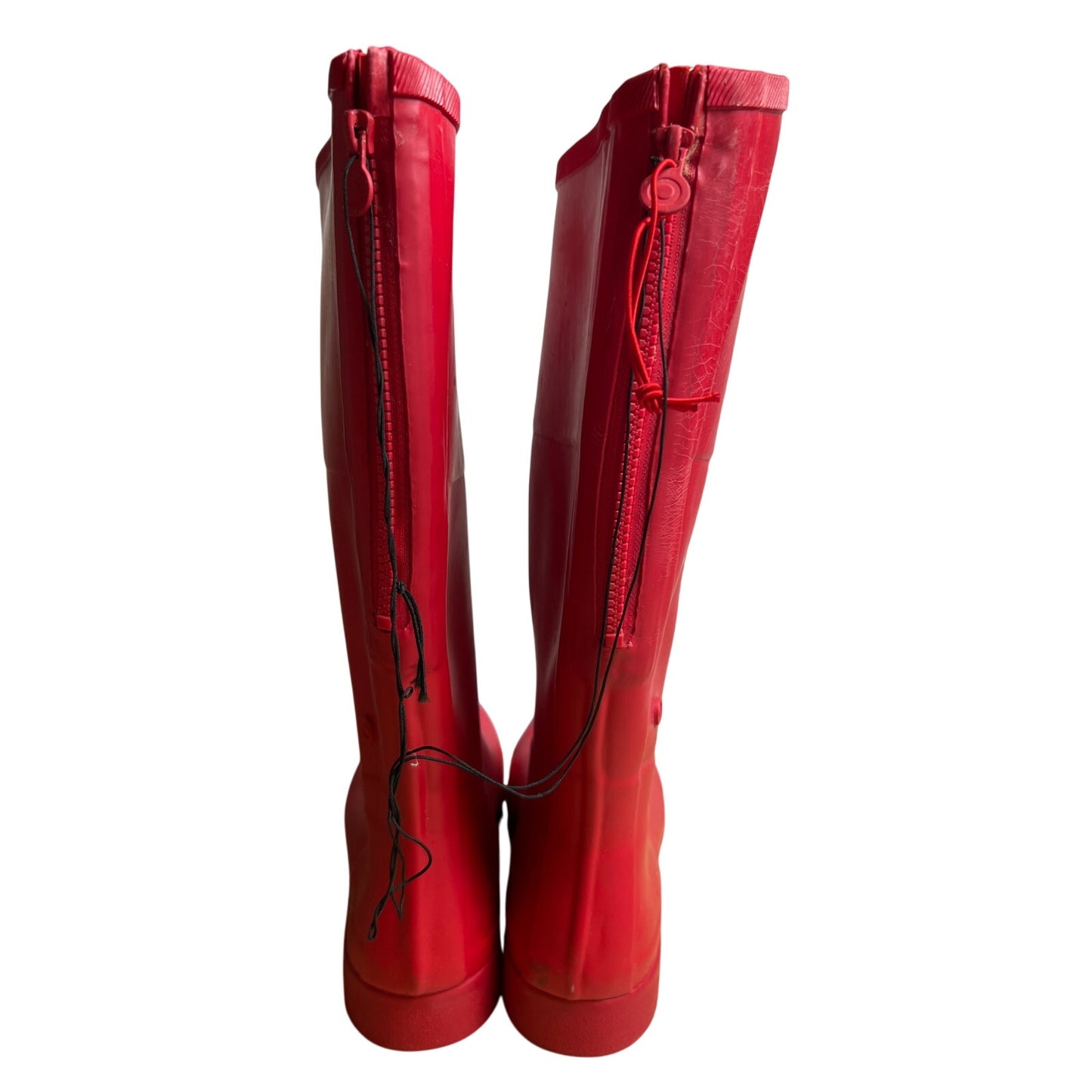 Hunter Tall Red Rain Boots Women Size 11