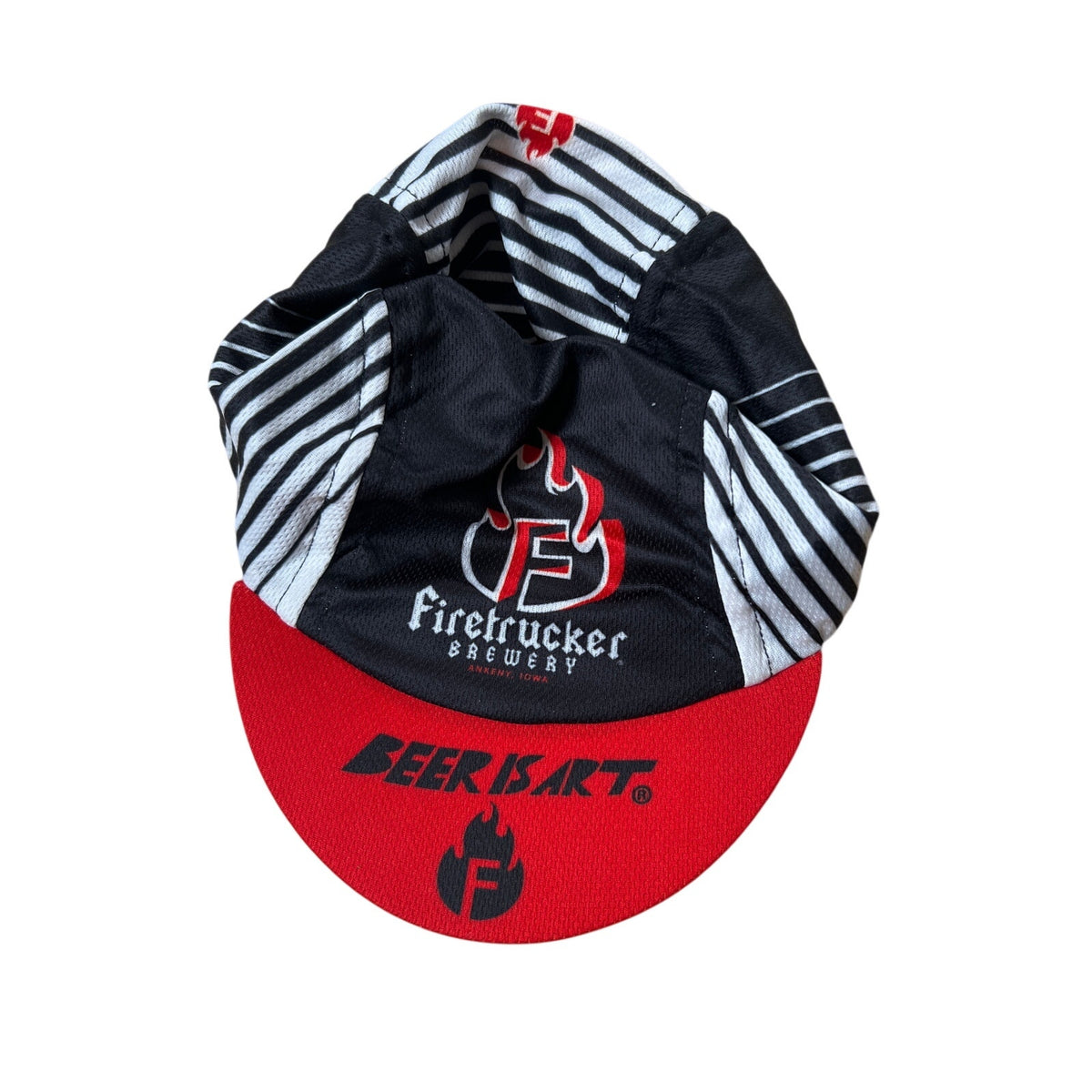 NWT Firetrucker Brewery Branded Cycling Cap