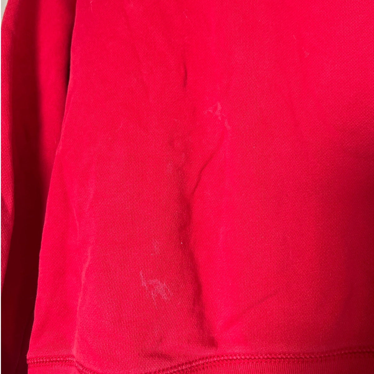 Ralph Lauren Jean Co. Large Zip Up Red Sweater Cotton