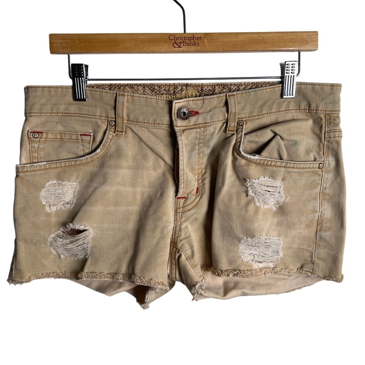 Rich & Skinny Women's Size 20 Tan Shorts