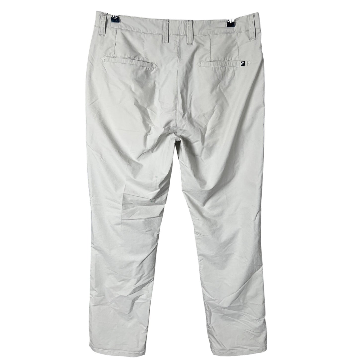 Travis Mathew 34 Men's Pants Chino Flat Front Nylon Casual Stretch