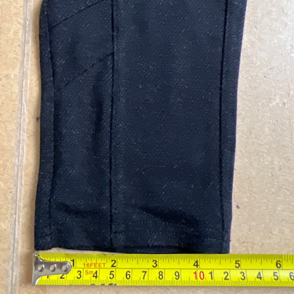 Athleta Ponte Moto Pants Skinny Stretch Zipper Charcoal Gray Size 6