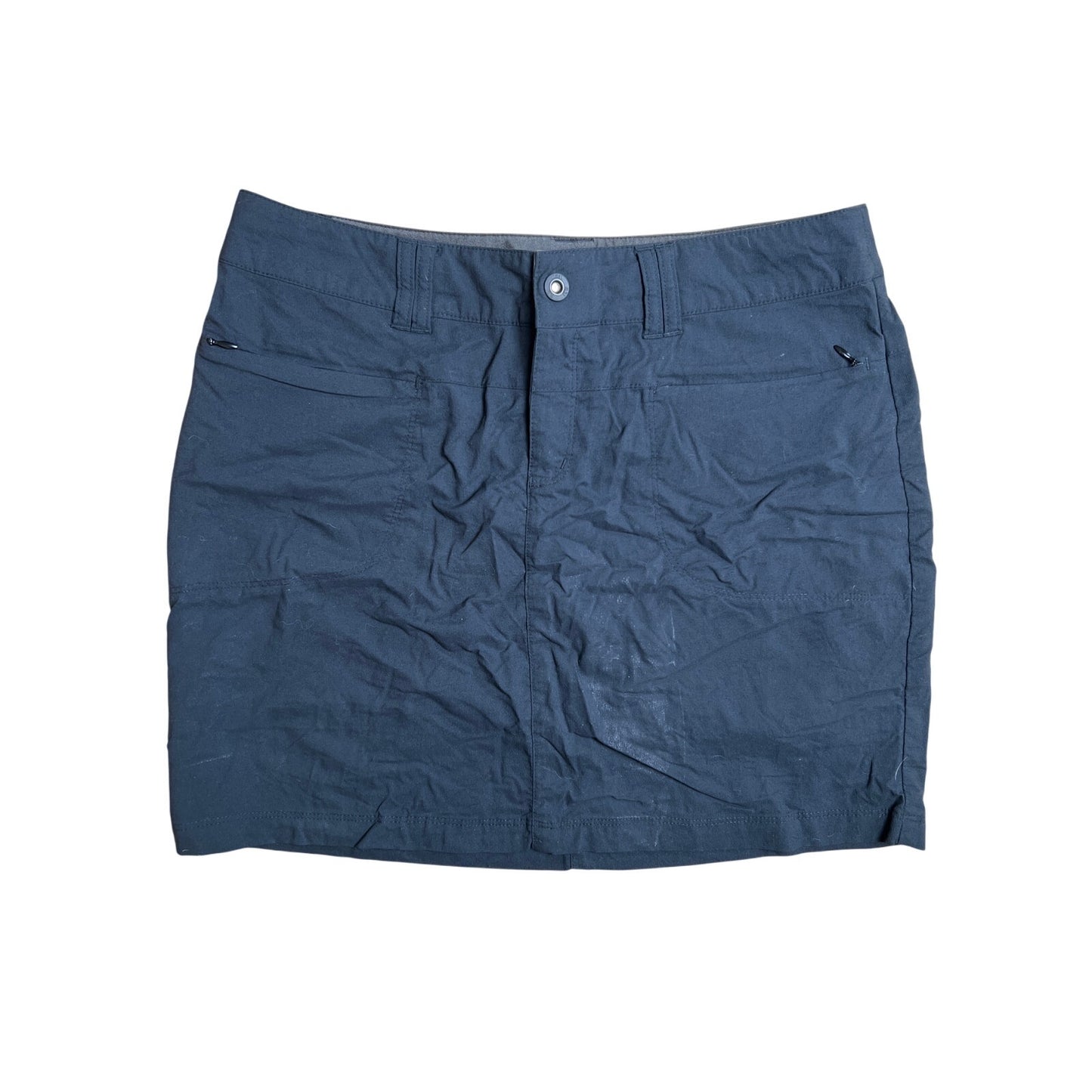 REI Women's Size 8 Hiking Skirt Skort Nylon Spandex Drawstring Outdoors Pockets