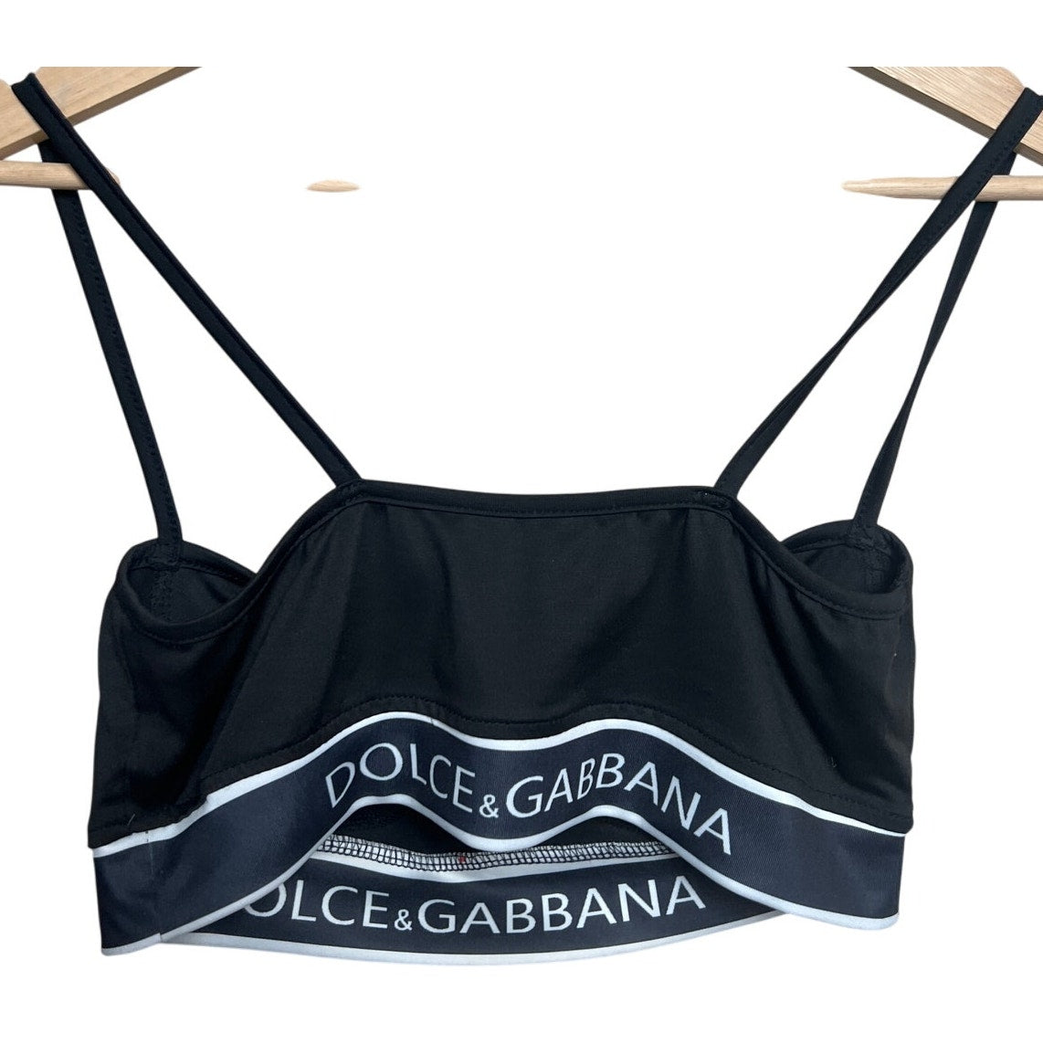 Fine-Rib Jersey Balconette Bra W/ Branded Elastic Size Medium