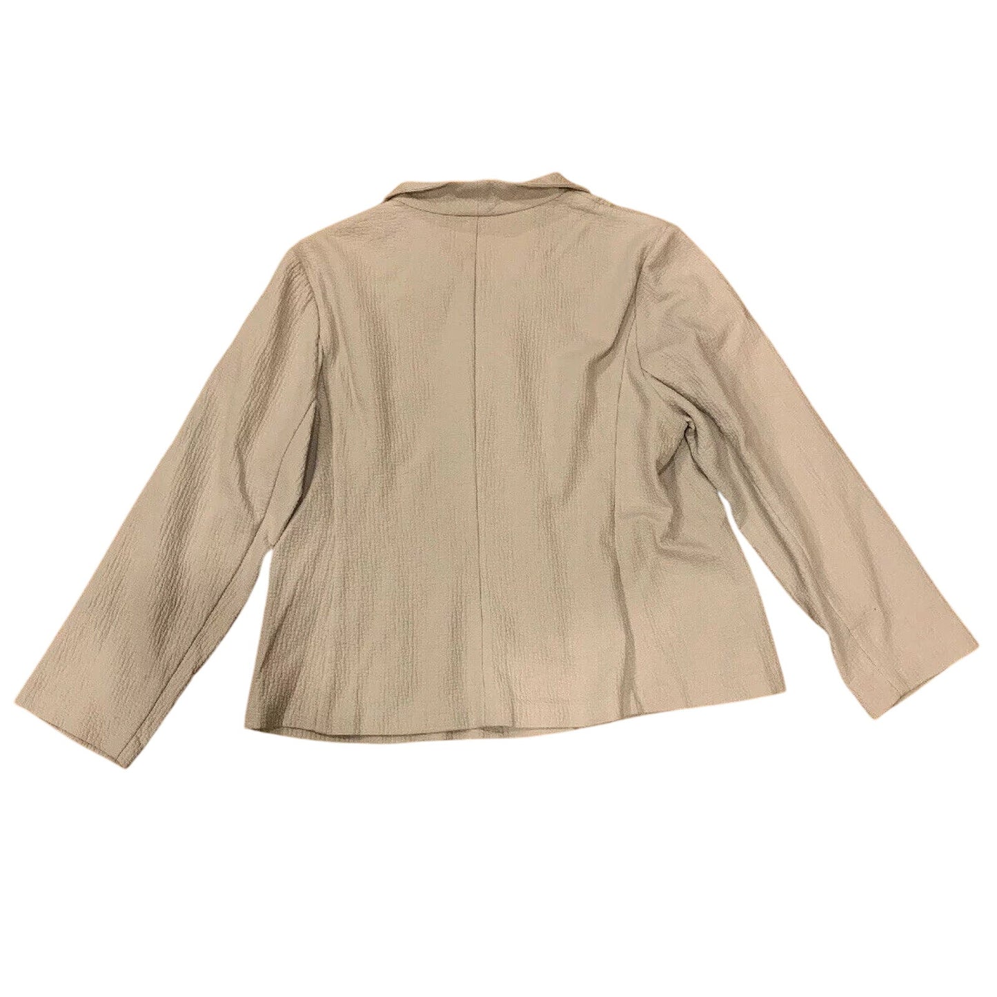 NWT Eileen Fisher Off-White Short Shaped Jacket Size XL - F8JC-J0536M - $298