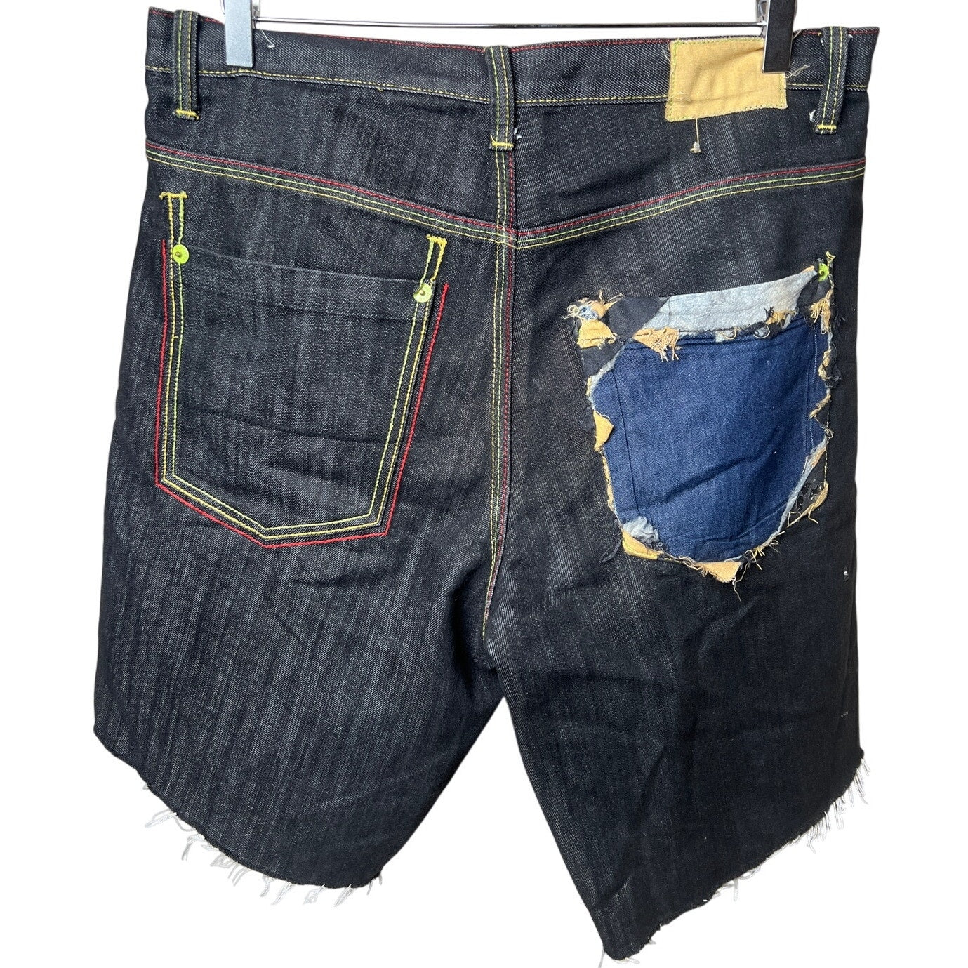 Royal Blue Y2K Baggy Cut Jorts Shorts Size 36 Denim