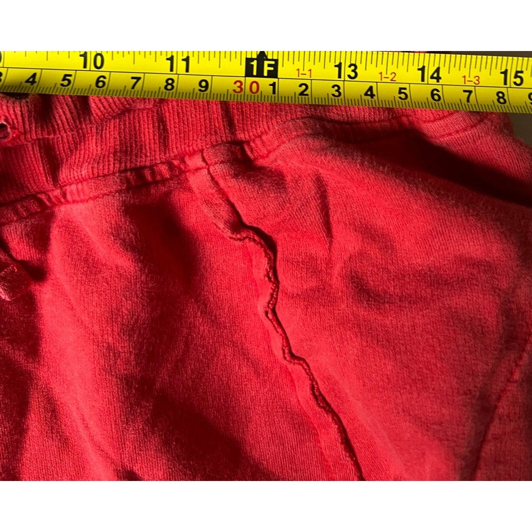 Y2K Tribal Red Flair Wide Baggy Pants Size Medium