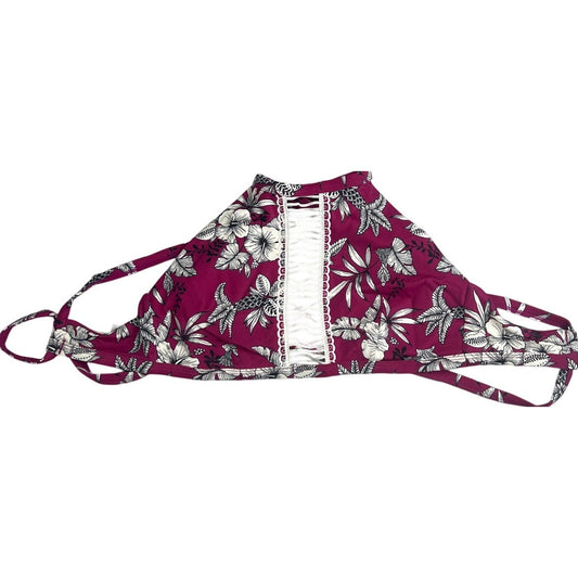Adore Me Triangle Floral Bikini Top Size Medium