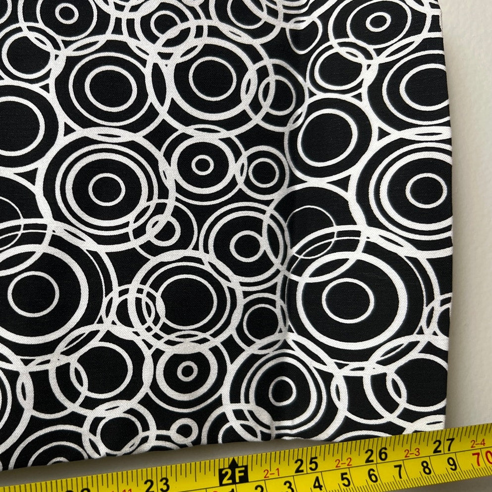 Krazy Larry Pull-on Ankle Pants Black Dots Women's Size 12