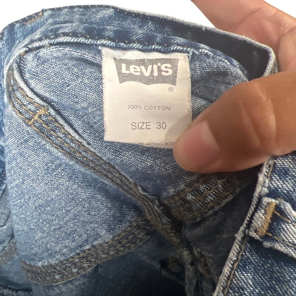 Levi's Silvertab Reworked Skirt Size 30 100% Cotton Denim