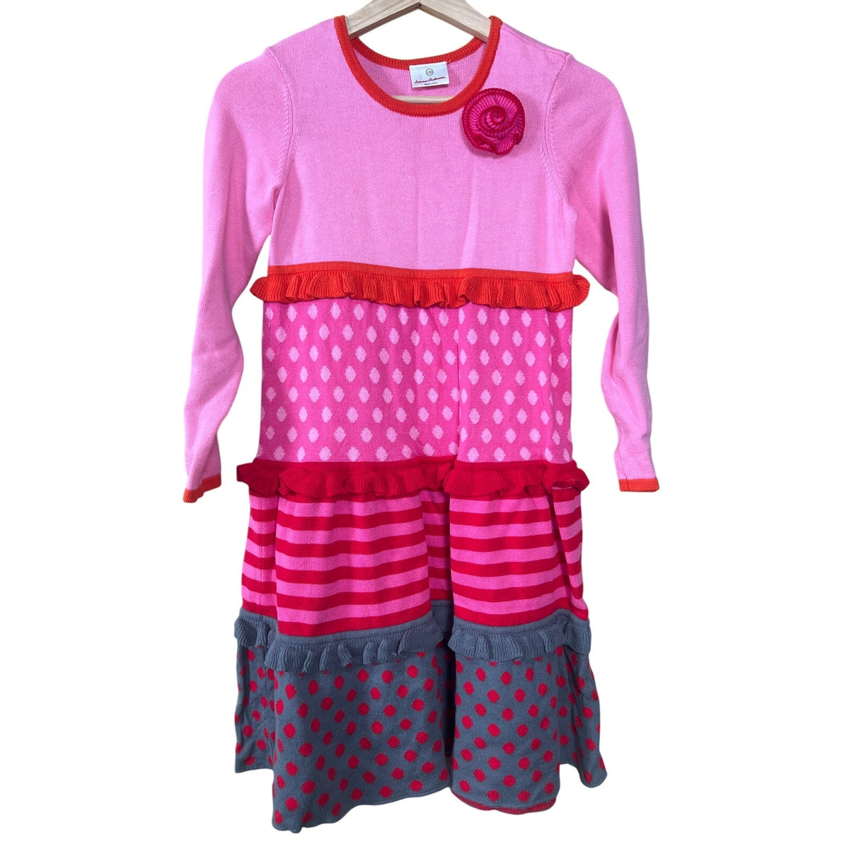 Hanna Andersson 100% Cotton Girls Knit Dress